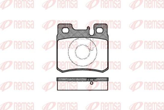 Тормозные колодки Remsa. Артикул 0282.20