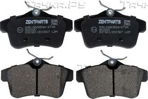 Тормозные колодки Zentparts. Артикул Z07441