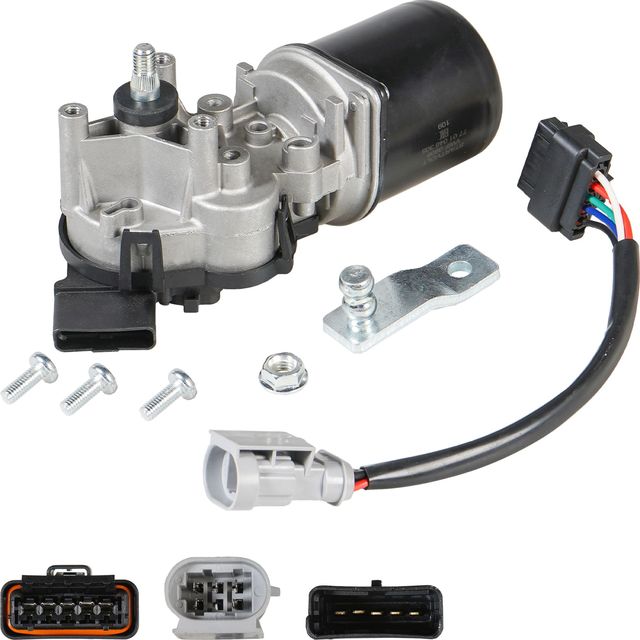 Мотор стеклоочистителя (моторчик дворников) StartVOLT передний для Renault Clio II 1998-2013. Артикул VWF 0906