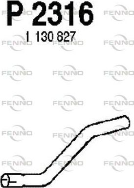 Глушитель FENNO. Артикул P2316