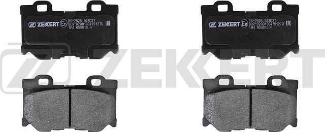 Тормозные колодки Zekkert. Артикул BS-2525