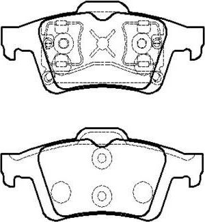 Тормозные колодки HSB. Артикул HP5142