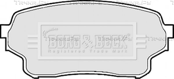 Тормозные колодки Borg & Beck. Артикул BBP1953