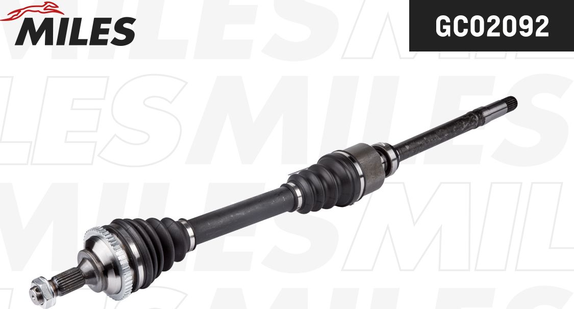 Полуось (привод в сборе, приводной вал) Miles. Артикул GC02092