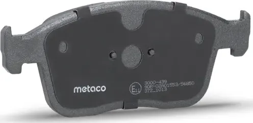Колодки тормозные передние к-кт (Metaco). Артикул 3000439