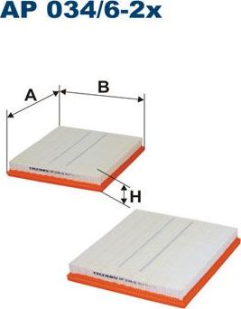 Воздушный фильтр Filtron. Артикул AP 034/6-2x