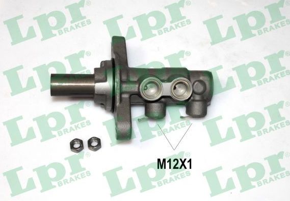 Тормозной цилиндр главный LPR (алюминий) для Renault Kangoo II 2009-2026. Артикул 6394