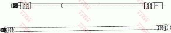 Тормозной шланг TRW. Артикул PHB445