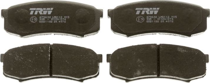 Тормозные колодки TRW COTEC. Артикул GDB1182