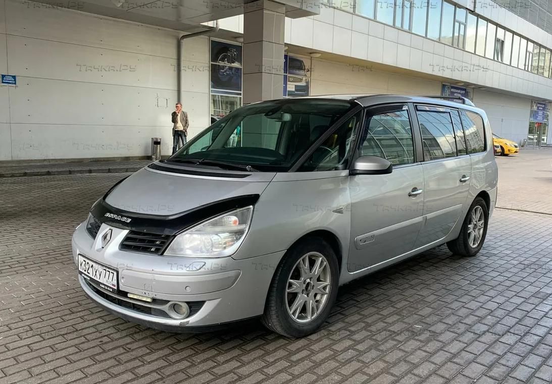 Дефлектор VT52 для капота Renault Espace IV J81 2002-2014. Артикул RL20VT