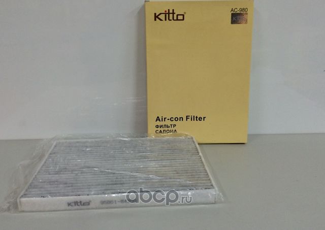 Фильтр Салонныйугольный (Kitto). Артикул AC980