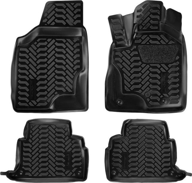 Коврики Airline 3D с высоким бортиком для салона Toyota Harrier II 2WD (RHD) 2003-2013. Артикул ACM-PS-70