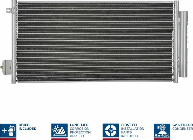 Радиатор кондиционера (конденсатор) Nissens (алюминий) для Fiat Tipo 356 2015-2026. Артикул 940395