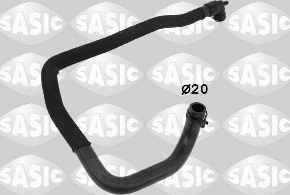 Патрубок радиатора (системы охлаждения) Sasic. Артикул 3400235