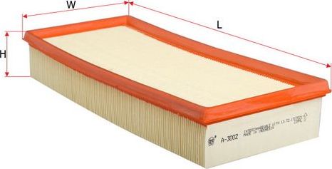 Воздушный фильтр Sakura. Артикул A-3002