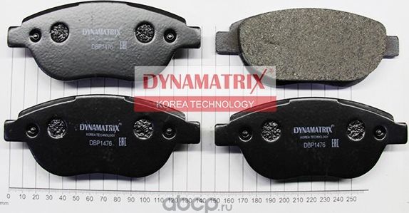 Колодки тормозные (Dynamatrix-Korea) Dynamatrix-Korea. Артикул DBP1476
