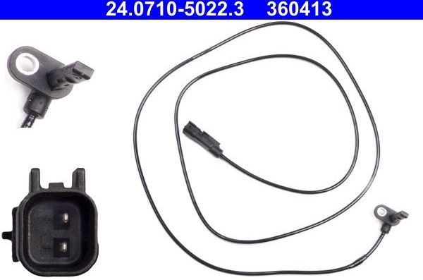 Датчик ABS ATE. Артикул 24.0710-5022.3