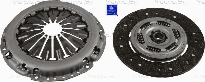 Сцепление (комплект) SACHS для Ford Tourneo Connect II 2013-2018. Артикул 3000 951 554