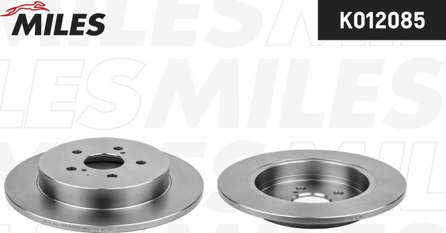 Диск тормозной GEELY ATLAS 18- задний D 308мм. (Miles). Артикул K012085