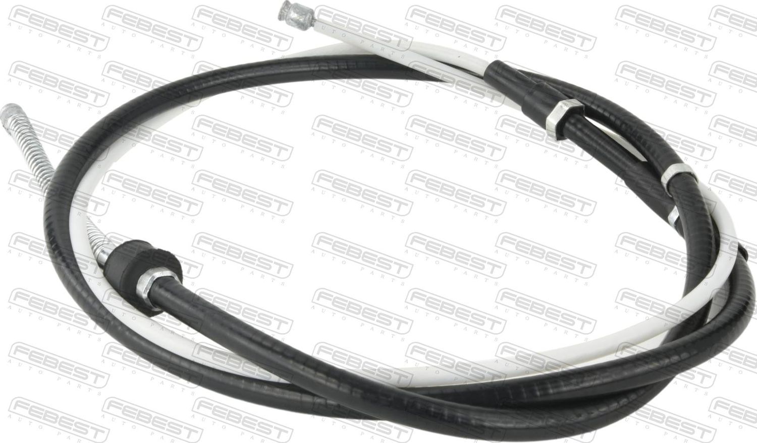 Трос ручника (тросик ручного тормоза) Febest. Артикул 26100-5JDRUM
