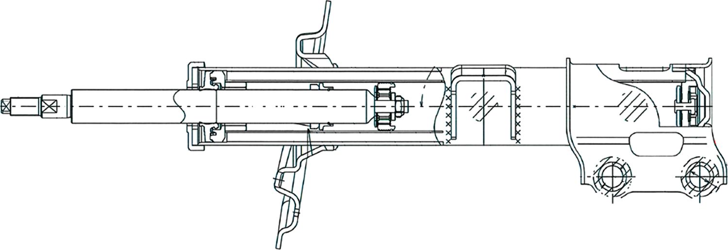 Амортизатор CTR. Артикул GY1043O