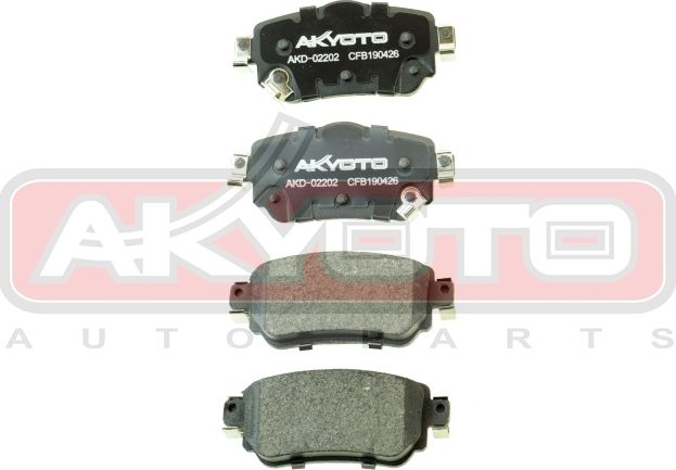 Тормозные колодки Akyoto. Артикул AKD-02202