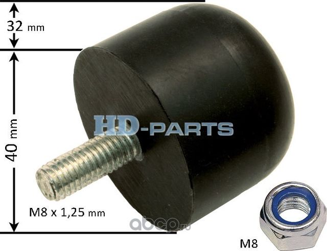 ОТБОЙНИК КАБИНЫ SCANIA 4PRT (HD-Parts). Артикул 318721