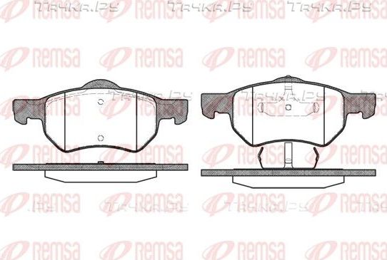 Тормозные колодки Remsa передние для Chrysler Voyager III 1995-2001. Артикул 0882.00
