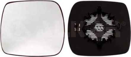 Зеркальное стекло бокового зеркала Alkar правое/левое для Renault Kangoo II 2008-2012. Артикул 6433160