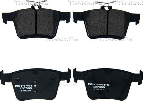 Тормозные колодки Zentparts задние для Audi S3 III (8V) 2012-2026. Артикул Z07383