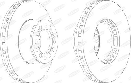 Тормозной диск BERAL. Артикул BCR181A