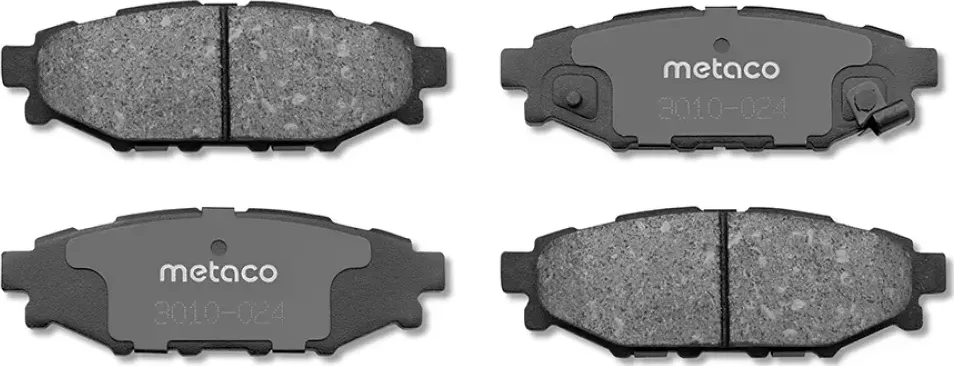 Колодки тормозные SUBARU IMPREZA/LEGACY 07- 2.0 задн. (Metaco) Metaco. Артикул 3010024