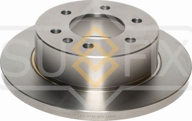 Диск тормозной задний 298x16 (Sufix). Артикул FX1223