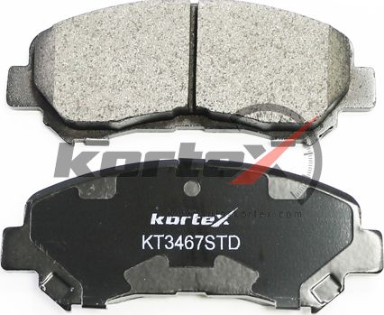 Колодки торм. NISSAN QASHQAI/X-TRAIL (T31)/RENAULT KOLEOS перед.к-т (Kortex). Артикул KT3467STD