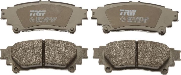 Тормозные колодки TRW COTEC. Артикул GDB4174