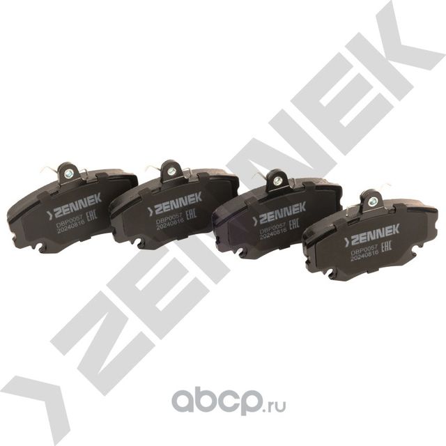 Колодки тормозные дисковые передние с датчиком LADA LARGUS 12->, PEUGEOT 205 I/I (Zennek). Артикул DBP0057