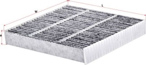 Салонный фильтр Sakura. Артикул CAC-11400