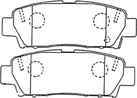 Тормозные колодки Akyoto Packing AKYOTO. Артикул AKD-1171