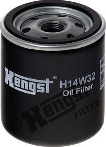 Масляный фильтр Hengst для Toyota Auris I 2007-2008. Артикул H14W32