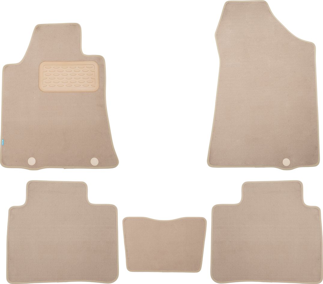 Коврики Klever Premium для салона Nissan Teana J33 седан 2014-2026 Бежевые. Артикул KLEVER04364222112kh