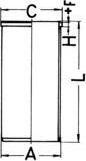 Гильза цилиндра Kolbenschmidt. Артикул 89734190