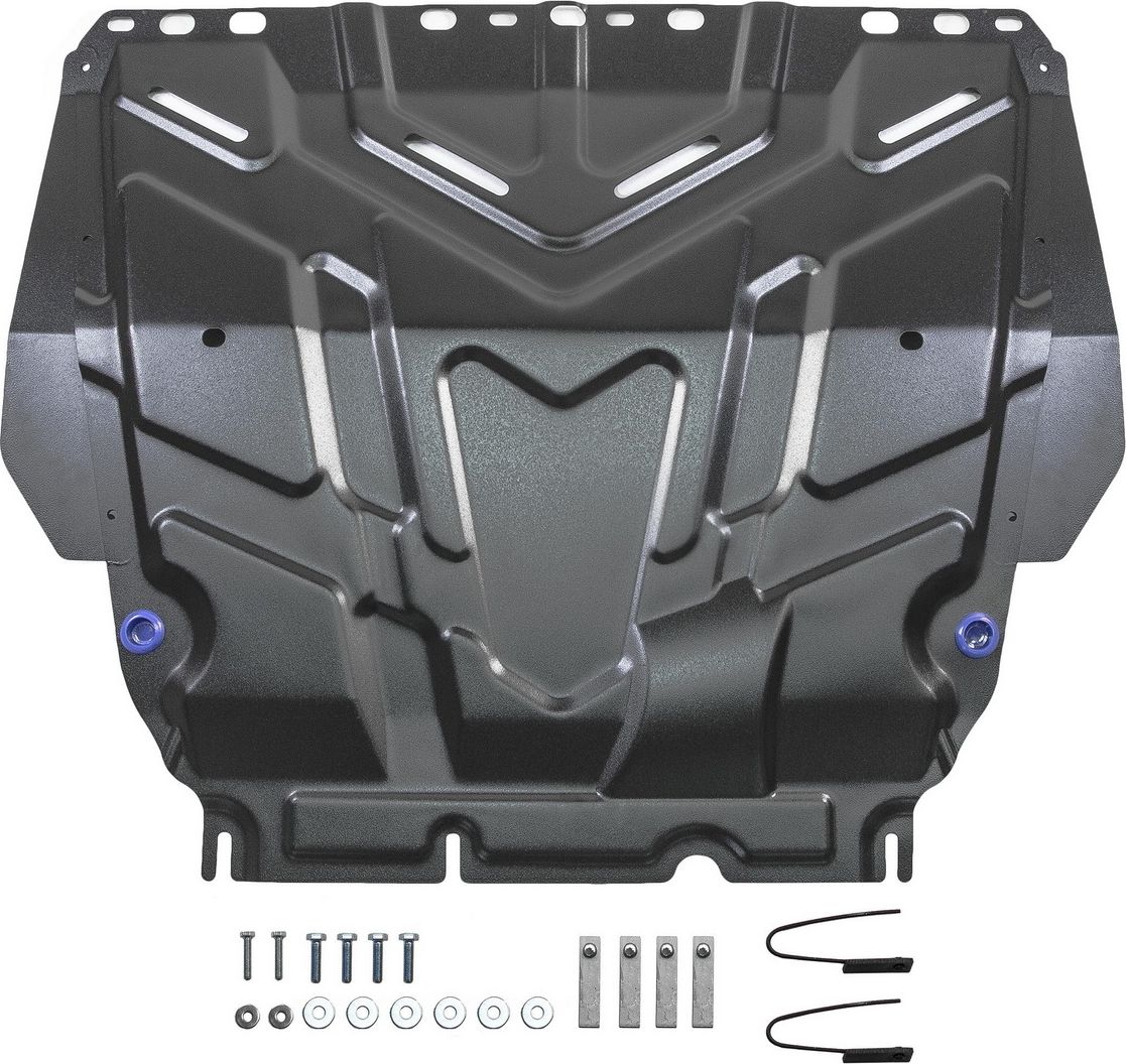 Защита Rival для картера и КПП Ford Grand C-Max II 2010-2015. Артикул 111.1850.1