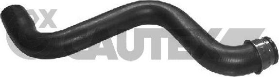 Патрубок системы охлаждения (радиатора) Cautex верхний для Peugeot 806 I 1995-2002. Артикул 031064