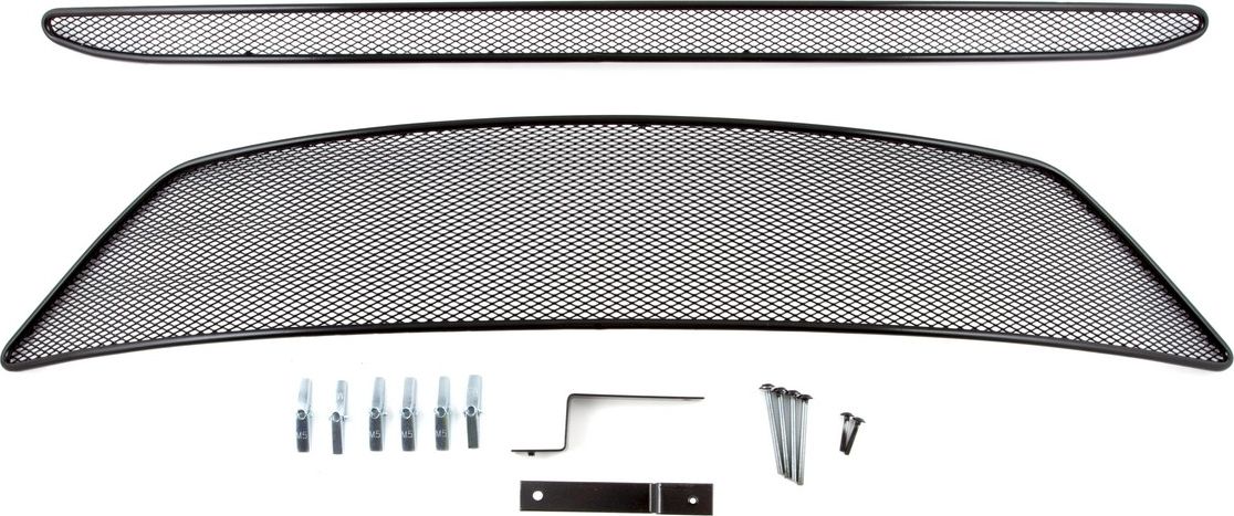 Сетка Arbori на решётку бампера, черная 10 мм для Hyundai ix35 2010-2013. Артикул 01-250310-101