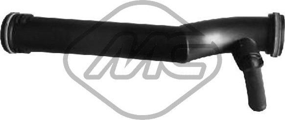 Патрубок радиатора (системы охлаждения) Metalcaucho. Артикул 03829