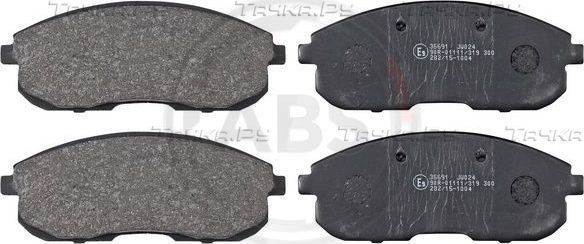 Тормозные колодки ABS передние для Nissan Maxima J30 1988-1994. Артикул 36691