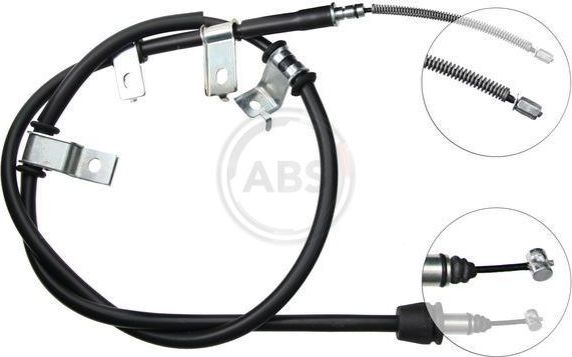 Трос ручника (тросик ручного тормоза) ABS. Артикул K15358