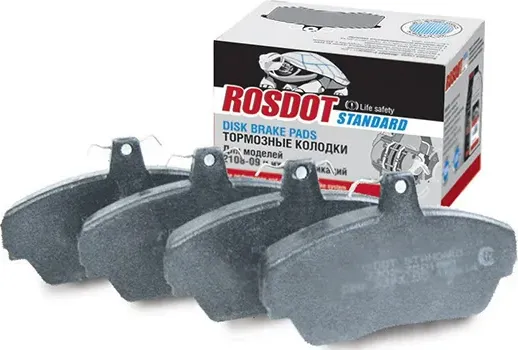 Торм.колодки диск.тормоза РОСДОТ СТАНДАРТ ВАЗ 2108 (Rosdot) Rosdot. Артикул 411009017