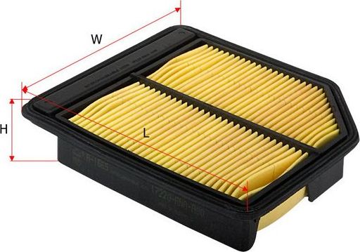 Воздушный фильтр Sakura. Артикул A-1665