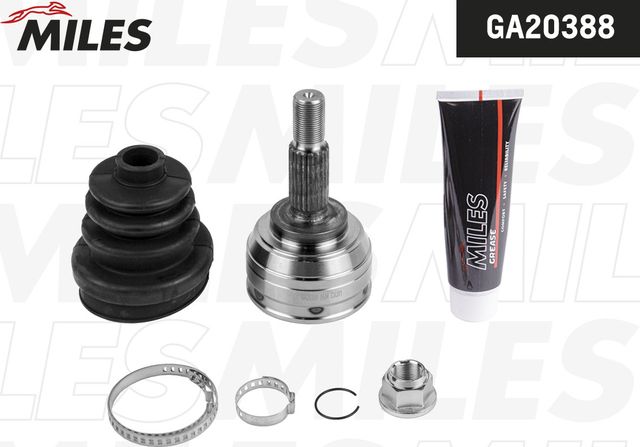 Шрус наружный (граната) Miles передний правый для Dacia Logan II 2009-2026. Артикул GA20388